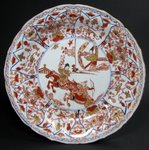 Teller eisenrot klein